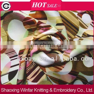 Shaoxing Winfar China Wholesale DTY Scuba Knit Digital Printing on Fabric for Garment thumbnail-1
