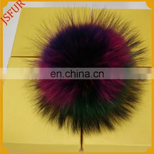 Raccoon Bag Charm Fur Ball/Pom Pom /Pompon Key Rings thumbnail-1