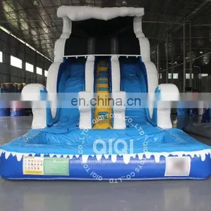5m High Slide,inflables Juegos, Beach Waves Inflable Slide With Pool thumbnail-6