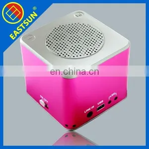 EASTSUN Fashion Mini Rechargeable Wireless Bluetooth Speakers for IPhone IPad Cell Phone Notebook Laptop thumbnail-1