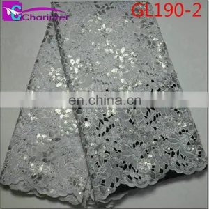 Sale Well Charinter African Organza Lace Fabrics GL190 thumbnail-3