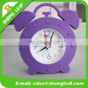 Small Alarm Clock Silicone Alarm Clock Snooze Mute Electronic Clock thumbnail-2