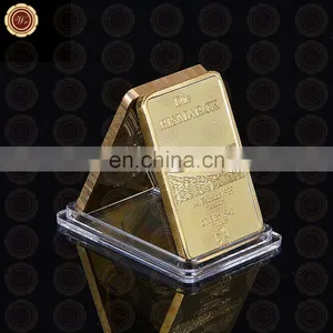 WR New Arrivals 1 Oz Gold Bar Deutsche Marine Souvenir Coin With Plastic Frame Nice Gift New thumbnail-1