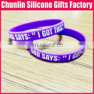Ink Filled Silicone Wristband , Promotional Gift thumbnail-2