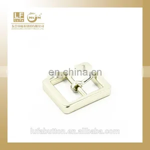 Small Silver Trimming Rectangular Shoes Buckle thumbnail-1