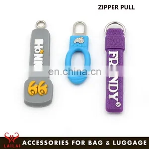 Factory Custom Zip Puller Pvc Silicone Rubber Zipper Pull thumbnail-1