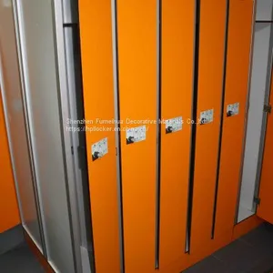 Water Resistant HPL 15 Door HPL Gym Locker With Hook thumbnail-5