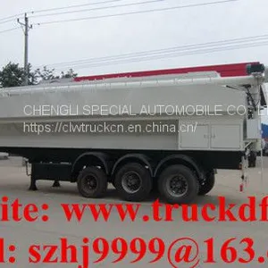 2018s High Quality and Competitive Price 3 Axles LHD CLW Brand Electronic Discharging Feed Tank Trailer for Sale thumbnail-3