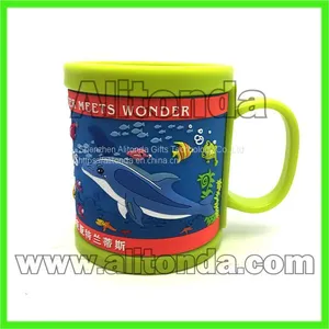 Custom Pvc Children Cartoon Animal Mugs for Promotional Gifts thumbnail-4