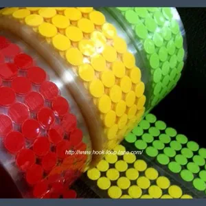 Back Glue Punching Hook and Loop Hook and Loop, Colours thumbnail-1