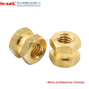 In-saiL Thread Inserts for Plastic,Molded-in,hexagonal,thru-threaded thumbnail-2