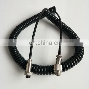 High Elasticity Cnc Spiral Cable Coiled Cable Spiral Cable With 4 Pin Connector thumbnail-3