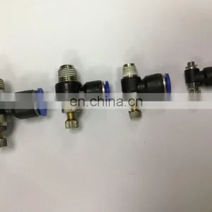 Copper Threaded Straight Joints, Tracheal Push-in Fittings, Pneumatic Components thumbnail-4