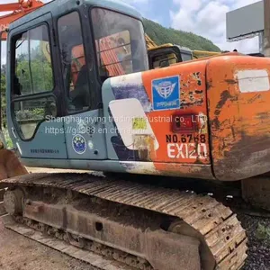 USED HITACHI EX120 ORIGINAL JAPAN HYDRAULIC EXCAVATOR thumbnail-5