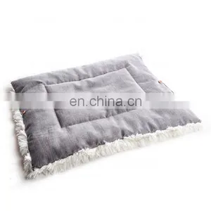 Foldable Pet Bed Mat Soft Fleece Cat House Bed Washable Dog Bed & Cozy Mat thumbnail-4