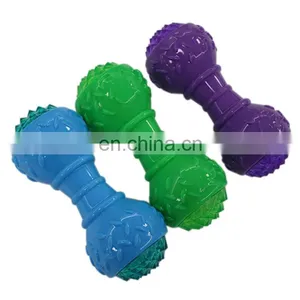 Flashing Glow in The Dark Interactive Pet Toys Diamond Shape LED Light up Squkey Dog Ball thumbnail-3