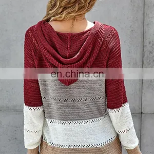 China Suppliers Knitted Round Neck Women Fashion Sweater thumbnail-5