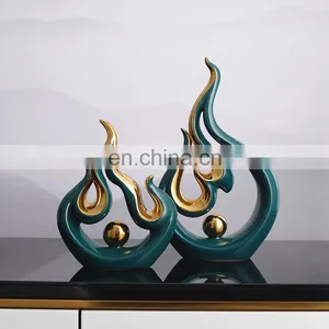 Hot Selling Abstract Art Custom Porcelain Handmade Craft Statue for Home Decoration Ornament thumbnail-3