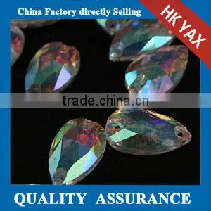 1030L China Fancy Clear Glass Teardrop Beads,wholesale Glass Clear Teardrop Beads;teardrop Clear Glass Beads thumbnail-5