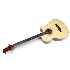Good Price Wood Acoustic Bass 4 Strings Made in China for Sale thumbnail-2