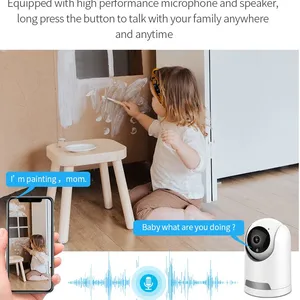 Camera Tuya Smart Surveillance Camera Automatic Tracking Smart Home Security Indoor WiFi Wireless Baby Monitor thumbnail-3