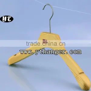 Natural Handcraft Non-slip Wooden Hangers for Clothes thumbnail-1