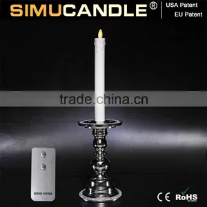Led Taper Candle Flicker Pillar, With USA and EU Patent Below Christmas Holiday thumbnail-5