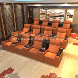 Luxury VIP Cinema Chair Seats Reclining Home Cinema Seats Home Theater Sofa Home Theater Chairs thumbnail-2