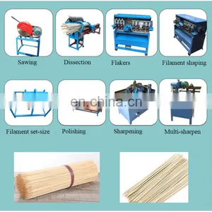 Automatic Tooth Pick Bbq Sticks Maker Wooden Kebab Meat Skewer Bamboo Toothpick Making Machine thumbnail-3