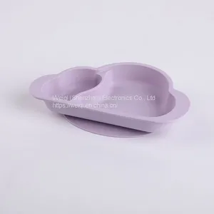 BPA Free Cloud Silicone Suction Plate by Weiqi thumbnail-4
