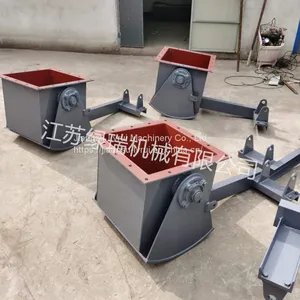 B400 Electro Hydraulic Sector Valve Silo Bottom Pneumatic Sector Valve Granular Material Discharge Valve thumbnail-2