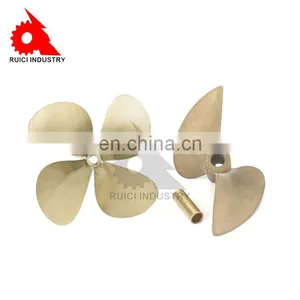 6 Blades Mirror Polished Stainless Steel Small rc Boat Propeller thumbnail-3