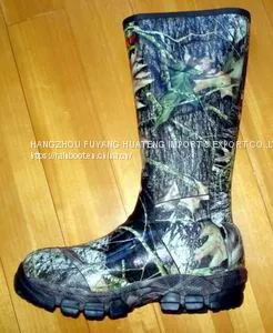 Camo Rubber Boots,Hunting Camo Boots,Safety Rubber Boots.Rubber Rain Boot,Forest Camo Rain Boots,Loggers Boots thumbnail-3
