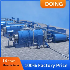 Pure PP/PE/PS/ABS Plastics to Fuel Oil Recycling Pyrolysis Machine Aluminum Plastic Pyrolysis Plant thumbnail-2