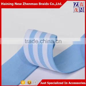 Blue and White Nylon Woven Elastic Webbing Tape thumbnail-4