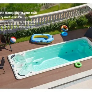 Oem Large Outdoor Swimming Spa Tub Endless Pool thumbnail-5