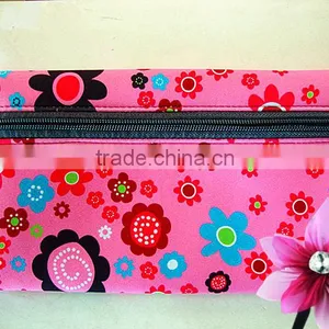 Neoprene Pencil Case for Girls, Two Pockets, Large Capacity, Nice Heat-transfer Printing, Custom Size and Color thumbnail-1