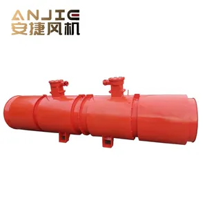 FBDNo5.0/2x5.5kw Mining Fan Tunnel Fan Local Ventilation Fan Double Muffler thumbnail-2