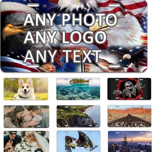 Custom License Plate for Car, Personalized Number Plate thumbnail-1