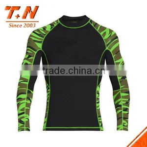 OEM Service Sublimation Custom Printed Mma Rash Guard thumbnail-5