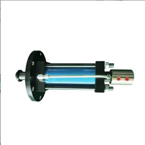 10T Hydraulic Cylinder With 100 Stroke Expansion 100 Diameter and Rotary Output Hard Chrome Plated Piston Rod thumbnail-1