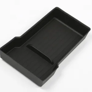 Premium Lower Compartment Organizer Compatible With Tesla Model Y Armrest - Durable TPE Material for Enhanced Vehicle Storage Solutions thumbnail-2