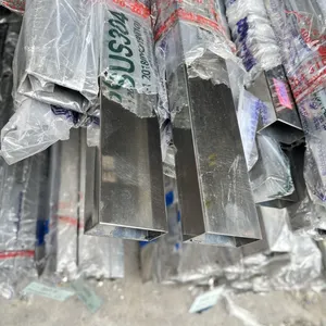 ASTM Ss201 AISI 304 304L 316 430 Stainless Steel Pipe Welded Square Good Price thumbnail-4