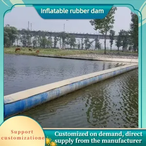 Inflatable Rubber Dam Rubber Water Gate Rubber Dam for Water Control thumbnail-2