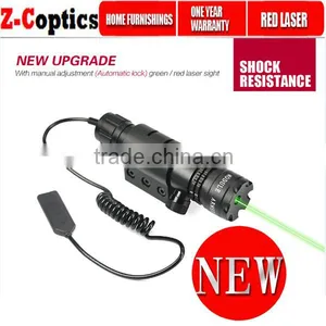 2015 New Type Automatic Lock G27 Green Laser Sight With Picatinny Rail Gun Mount Made in China thumbnail-1