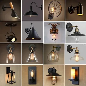 Vintage Wall Lamps Industrial Pipe Wall Sconce thumbnail-2