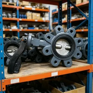 Marine Butterfly Valve Lug Type Handle With Reinforced Nylon Handle thumbnail-4