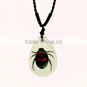 2016 Hot-selling Novel Gifts Resin Necklace With Real Insect thumbnail-2