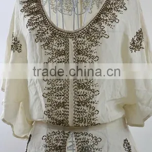 Ladies Silk Beading Blouses thumbnail-1