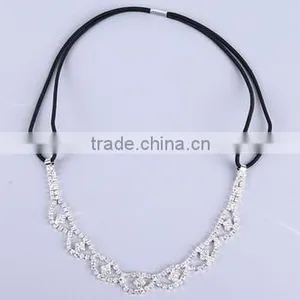 Lasted Designs Fancy Clean Crown Crystal Headbands For Wedding Bridal Hair Accessories thumbnail-3